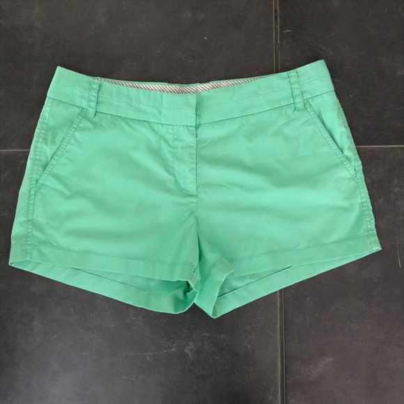 J. Crew Pants - J. Crew Chino "Broken-In" Mint Green Shorts